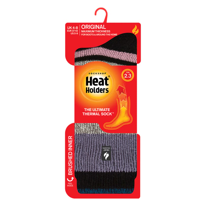 Dames Zachte Warme Winter Gestreepte Thermosokken