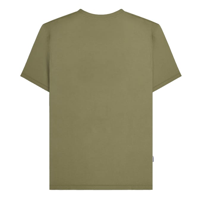 Lambretta Heren Target Quadrant T-Shirt (Khaki Groen)