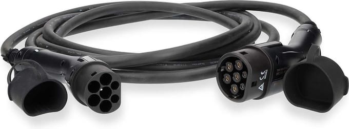 Nedis Electric Vehicle Cable | Cable Type 2 | 32 A | 22000 W | 3-Phases | 5.00 m | Black