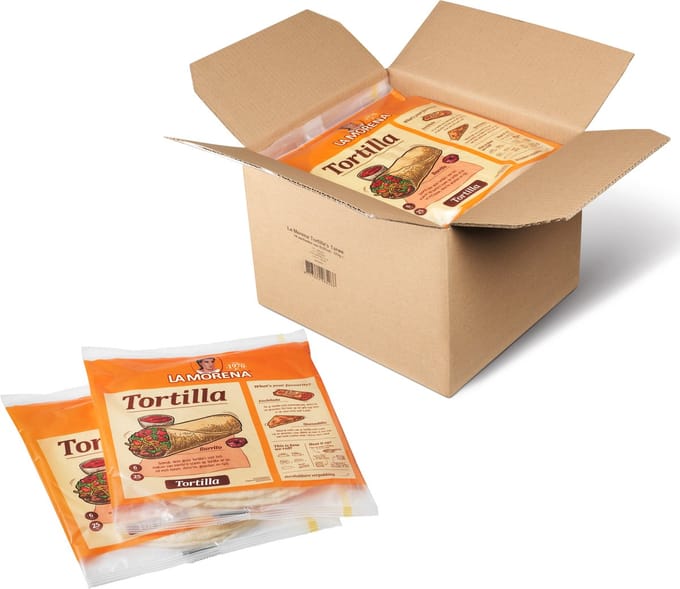 La Morena Tortilla naturel - 14 x 370 gram