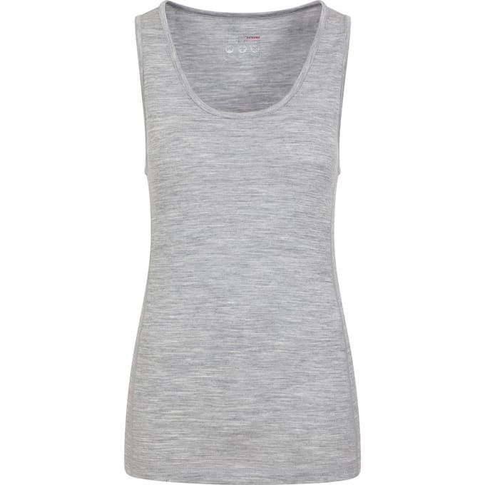 Mountain Warehouse Dames/Dames Merino Wollen Cami Vest Top (Lichtgrijs)