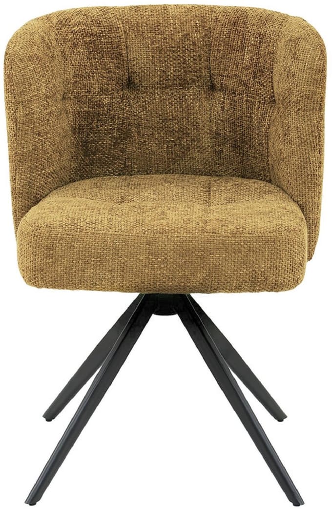 PTMD - Eetkamerstoel Odin - Oranje - 56x54x78.5cm
