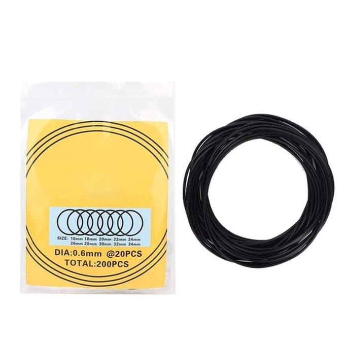 Allecto - Horloge O-ring - Waterdichte rubberen afdichting - Flexibel
