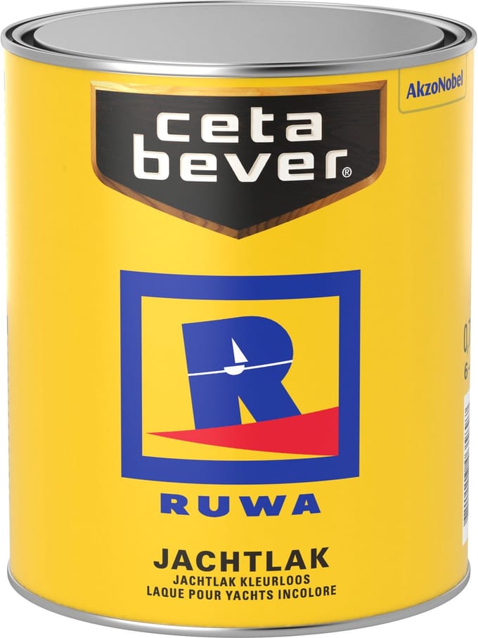 Cetabever - Ruwa Jachtlak - Kleurloos - 750 Ml