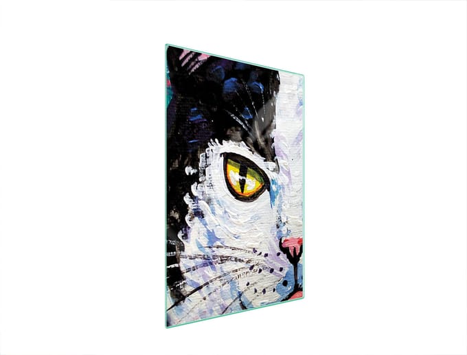 TMK ArtDeko - Snijplank - 35x52 cm - Kat - Glas