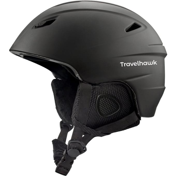 Travelhawk Skihelm Snowboard Helm Unisex - Zwart - S/M & L/XL