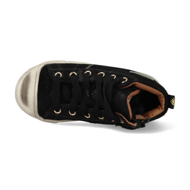 Frans Ferm Hoge Sneakers Meisjes Zwart