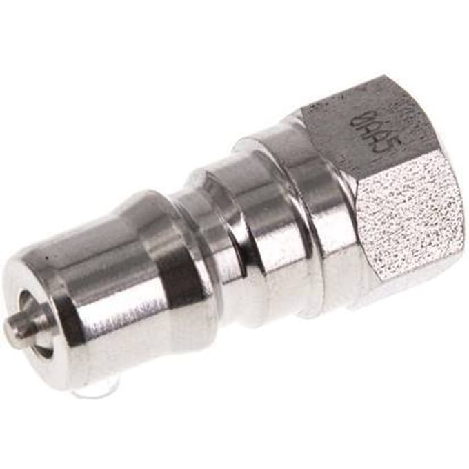 RVS DN 5 Hydraulische Koppeling Insteeknippel G 1/8 inch Binnendraad ISO 7241-1 B D 10.9mm