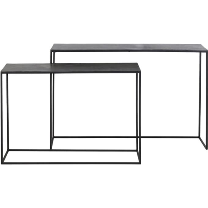 Light & Living Side table Boca - Antiek Lood - Set