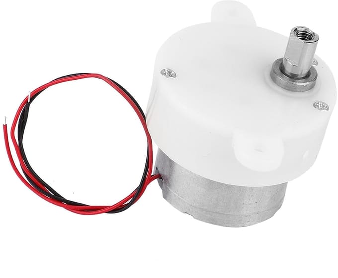 Mini Elektrische Motor 6V DC voor Robotica, Creatieve Projecten en Advertentiedoeleinden