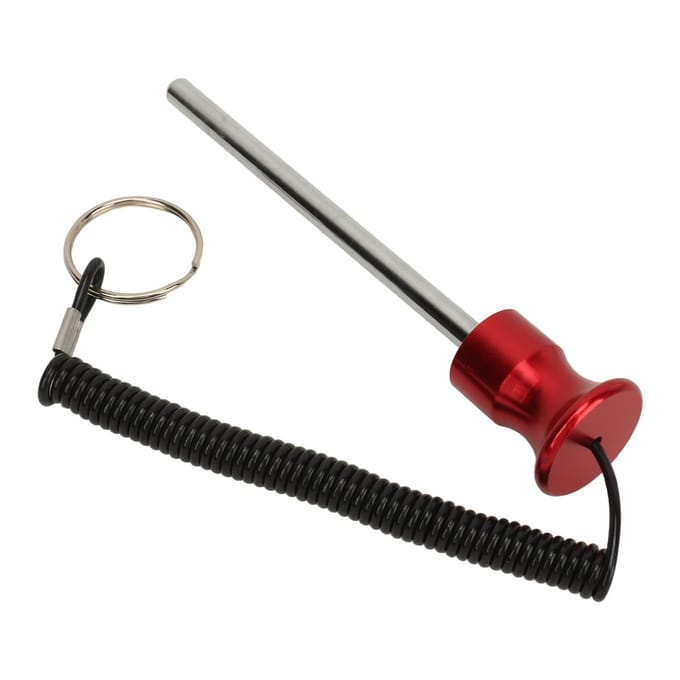 Gewichtsmachine Pin Magnetisch 8x125mm met Trekkoord Gewichtsstapel Selector Pin voor Krachttraining rood