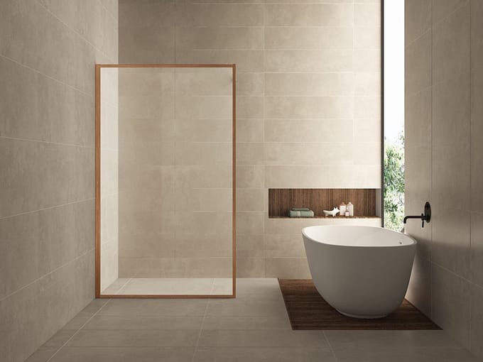 Wiesbaden Square inloopdouche 1200 x 2000 x 8 mm nano helder glas/geborsteld brons koper