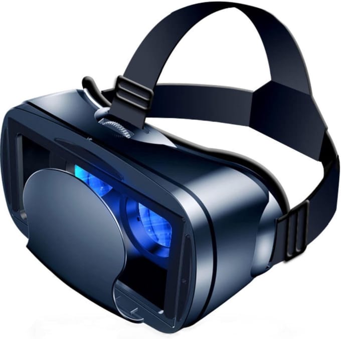 ZMR® VR Bril met Controllers - VR Bril - VR Games - Zwart - 20cm x 20cm x 12cm