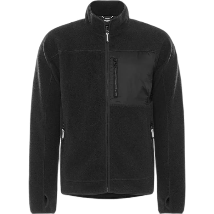 Fristads Argon micro fleecejack - Zwart - XS