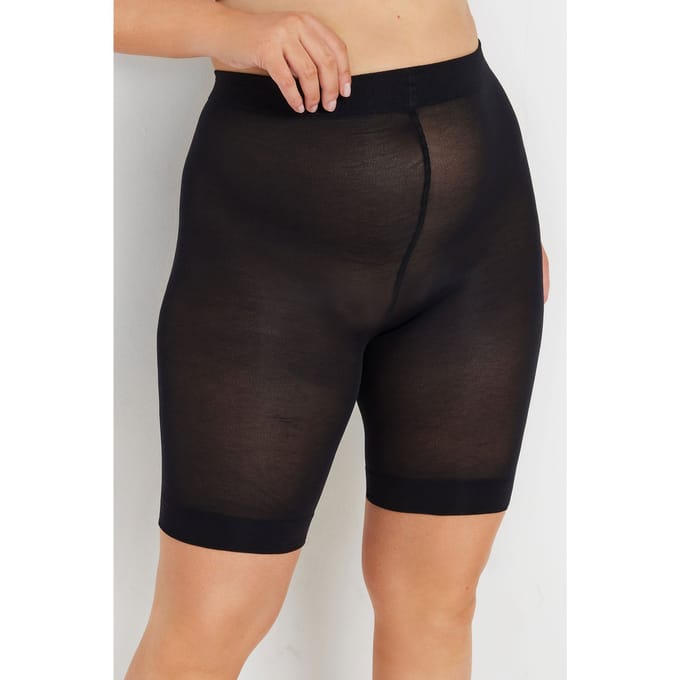 Yours Antischuur Shorts In Zwart Size 62-64