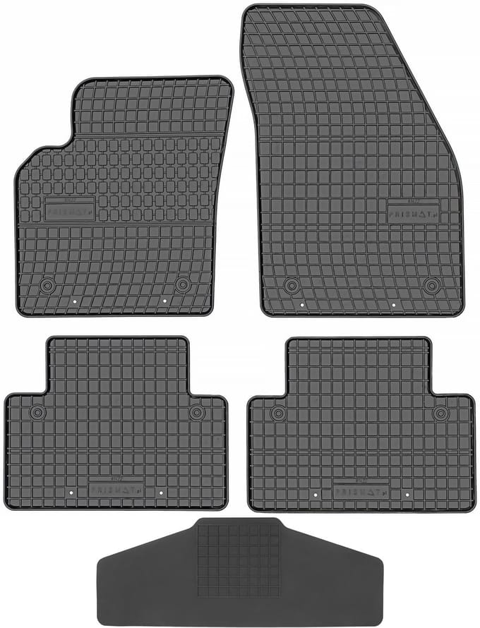 Max-Dywanik Prismat - Rubber Automatten - Voor Volvo S40 II - 2004-2012 - Zonder Stoppers
