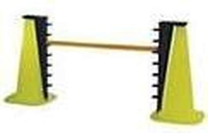 Sportec Jumpset Iv - Pionnen Met Verstelbare Dwarsligger Per 5 Cm