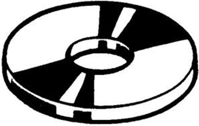 Carrosseriering M10X30X1,5Mm Rvs A2 - 250 Stuks