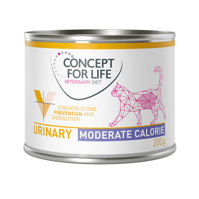 Concept for Life Veterinary Diet Urinary Moderate Calorie Kip - 6 x 200 g
