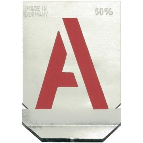 Alarm Werkzeuge 56036886 Lettersjablonen