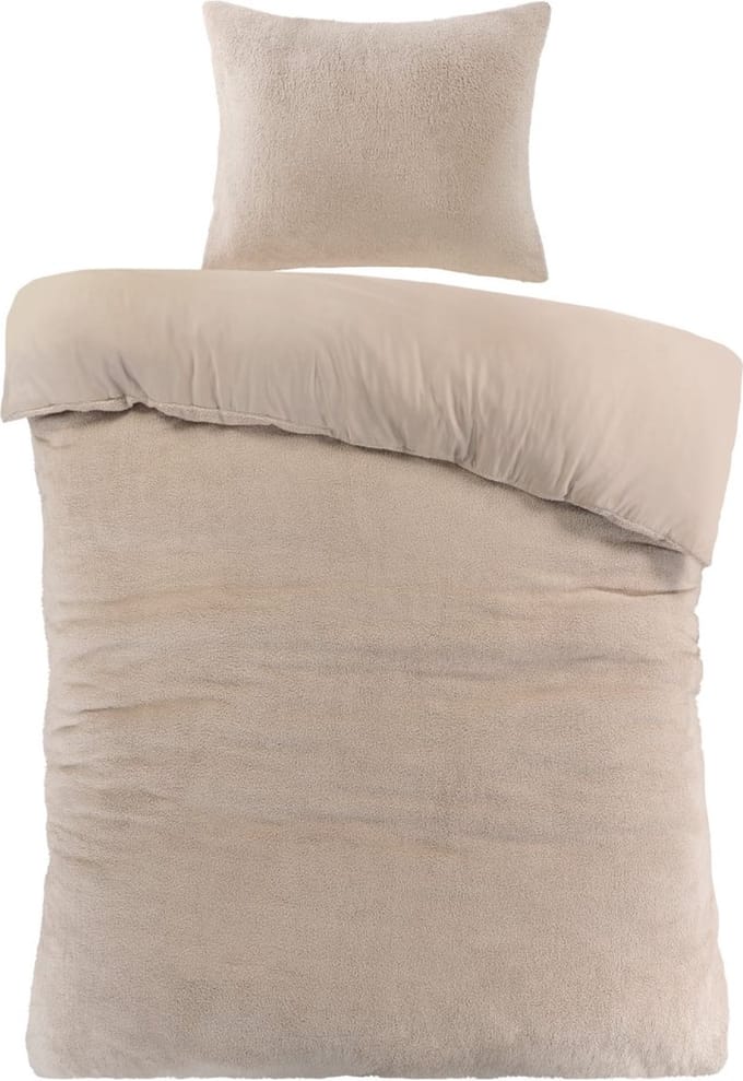 Papillon Billy Dekbedovertrek - Eenpersoons - 140x200/220 cm - Zand