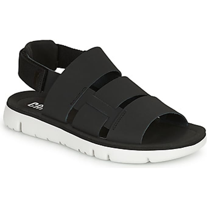 Platte sandalen Camper Hello Negro/OrugaS.Negro-Bio Houston