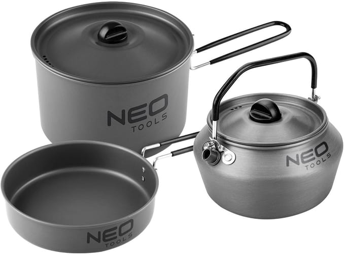 Neo tools Outdoor Pannenset 3 delig 63-145
