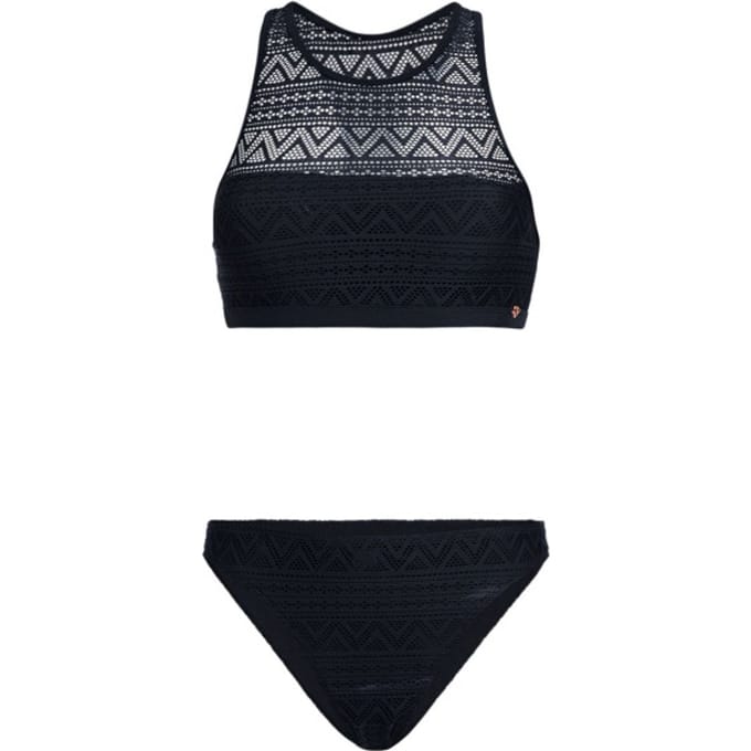 Brunotti - Elena - Bikini Set Zwart - Dames - Sportieve Bikini Set - Uitneembare padding - 42