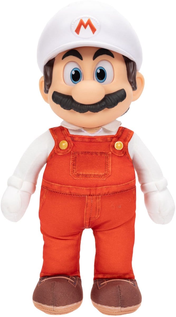 Super Mario Galaxy Film – 35 cm beweegbare pluche Fire Mario