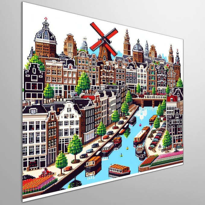 Kunstprint | Wanddecoratie | Dibond | 40 × 40 cm