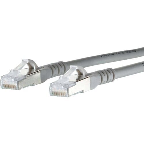 Metz Connect 1308451033-E RJ45 Netwerkkabel, patchkabel CAT 6A S/FTP 1.00 m Grijs Snagless 1 stuk(s)