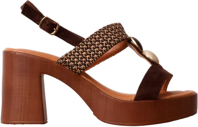 Sandalen met hak