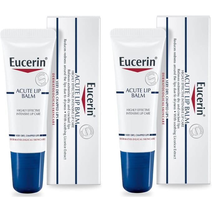 Eucerin Dry Skin Acute Lip Balm Duo 2 x 10ml