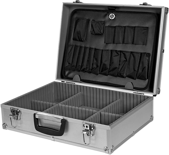 Topex Serie - Aluminium Koffer - 45x15x32 cm - Lichtgewicht Constructie