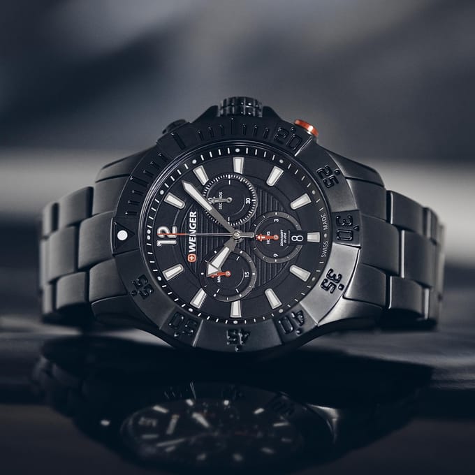 Wenger 01.0643.121 SeaForce Chrono - Zwitserse GiftSet zilver