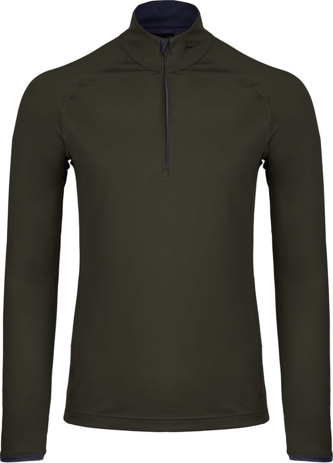 Skipully KJUS Men Feel Half-Zip Olive-Maat 50