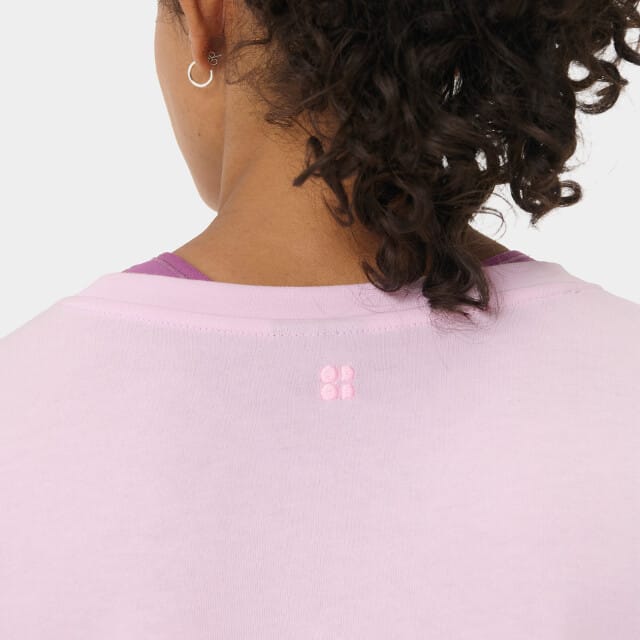 Sweaty Betty After Class Longline Sweatshirt ROZE - Maat M