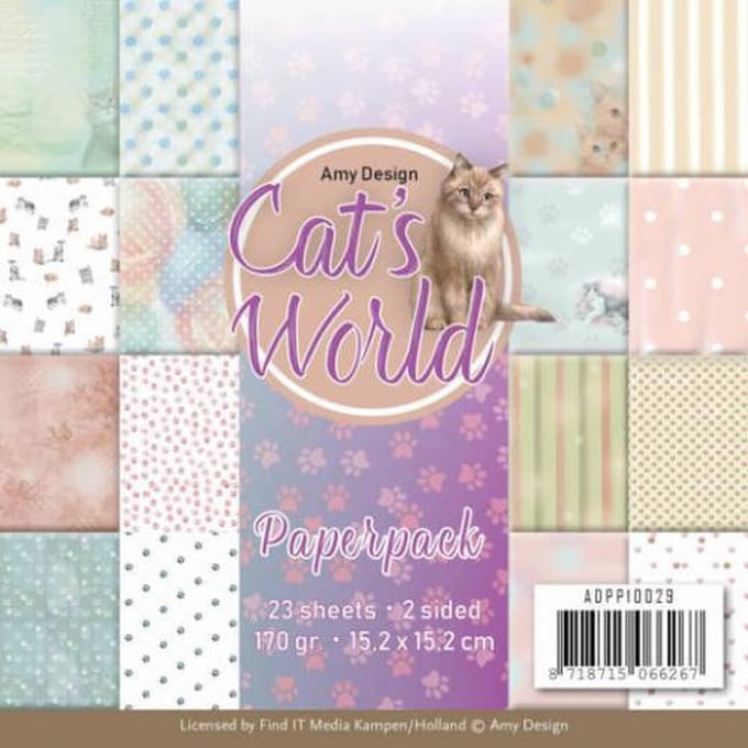 Paperpack - Cat's World van Amy Design