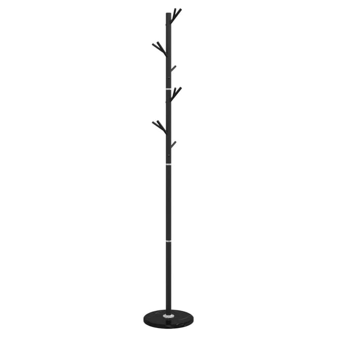 vidaXL - Kapstok - 175 - cm - gepoedercoat - ijzer - zwart