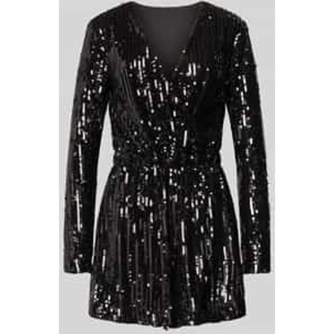 Regular fit playsuit met pailletten, model 'AMABEL'