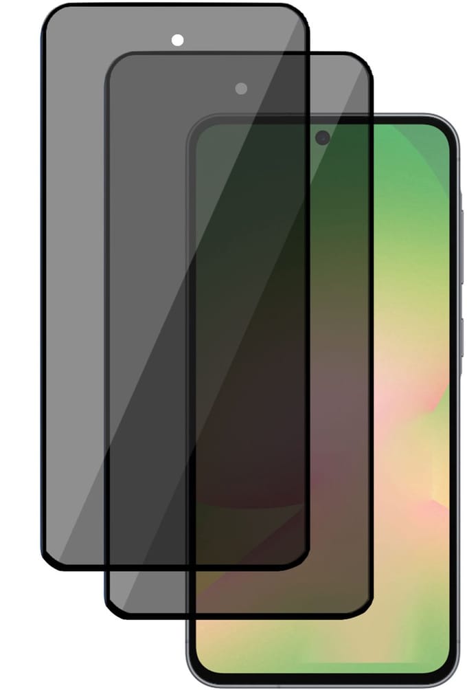 2x TechNow Privé Screenprotector geschikt voor Samsung Galaxy A56 / A36 5G - Privacy Beschermglas - Privacy Proteqt+