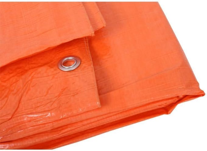 Afdekzeil 6x8 meter oranje