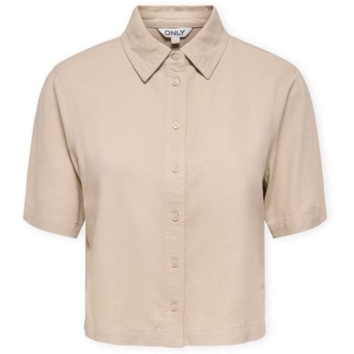 Overhemd Only Goa Shirt - Oxford Tan