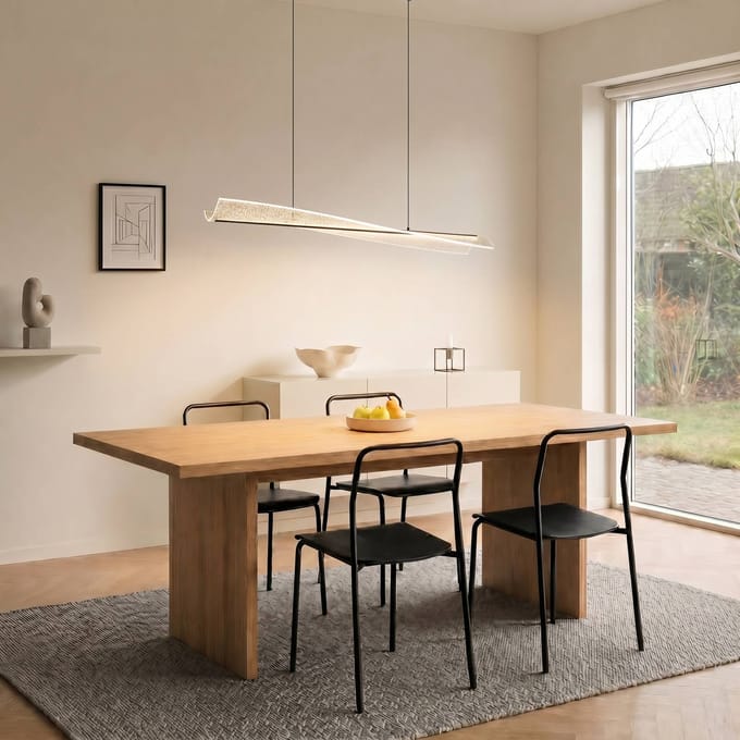 Lucande LED hanglamp Vellia, zwart, lengte 112 cm, CCT