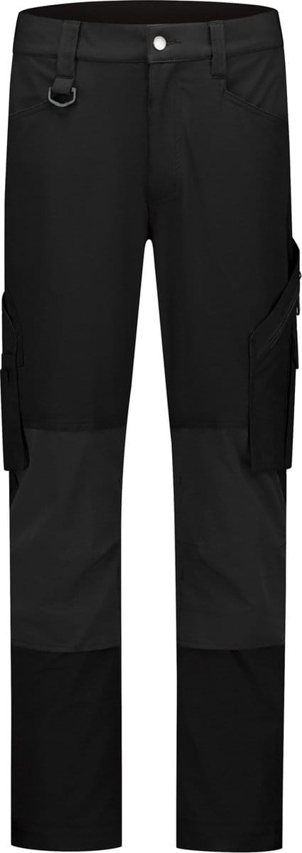 JS 4-Way Stretch Ripstop Werkbroek - Zwart - Maat 48