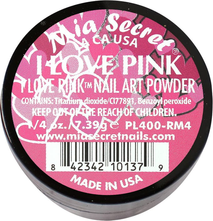 I Love Pink Acrylpoeder I Love Pink