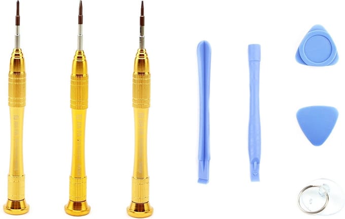 Let op type!! JIAFA JF-658 8 in 1 Repair Tool Set for iPhone / Samsung / Xiaomi