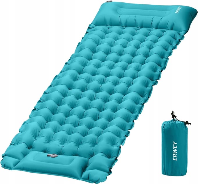 Zelfopblazende Kampeer-/Slaapmat 200x69x10cm - Comfort & Isolatie