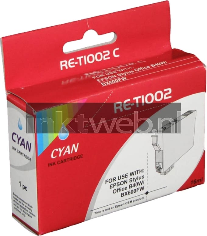 Huismerk Epson T1002 cyaan (Compatible XXL)