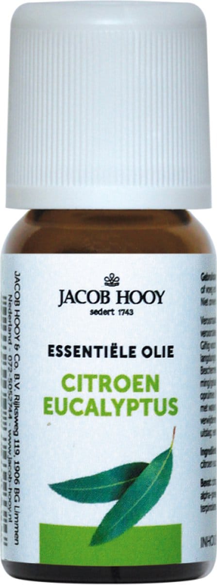 Jacob Hooy Eucalyptus citroen olie 10 Milliliter